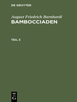 cover image of August Friedrich Barnhardi